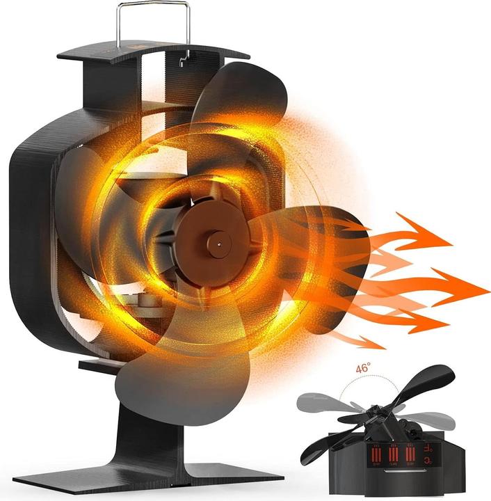 Vazillio Ventilateur de cheminée