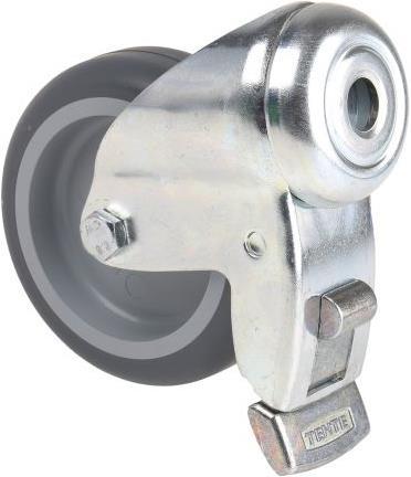 Produktbild Tente Rolle Gummireifen SW+BR 75mm