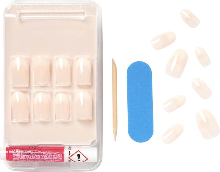 KISS Nails - Salon Acryl Nude Graceful (Kunstnägel, Nude Graceful)