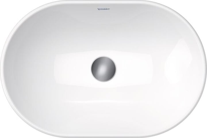 Productafbeelding Duravit Werkblad wastafel D-NEO 600x400mm o ÜL zonder kraangat bank wit (400 mm, 600 mm)