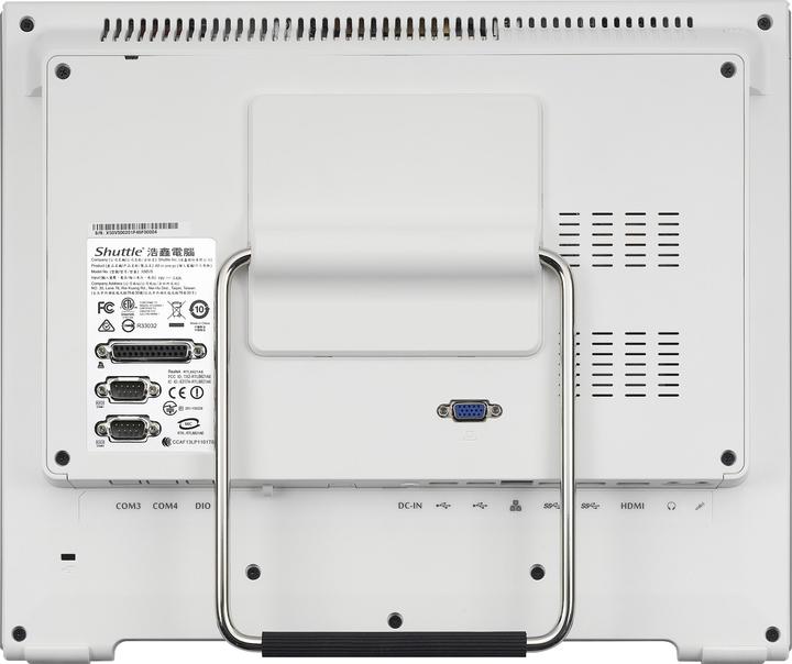 Produktbild Shuttle Barebone X50V6 White Touchscr. AiO (Intel Celeron 3865U)