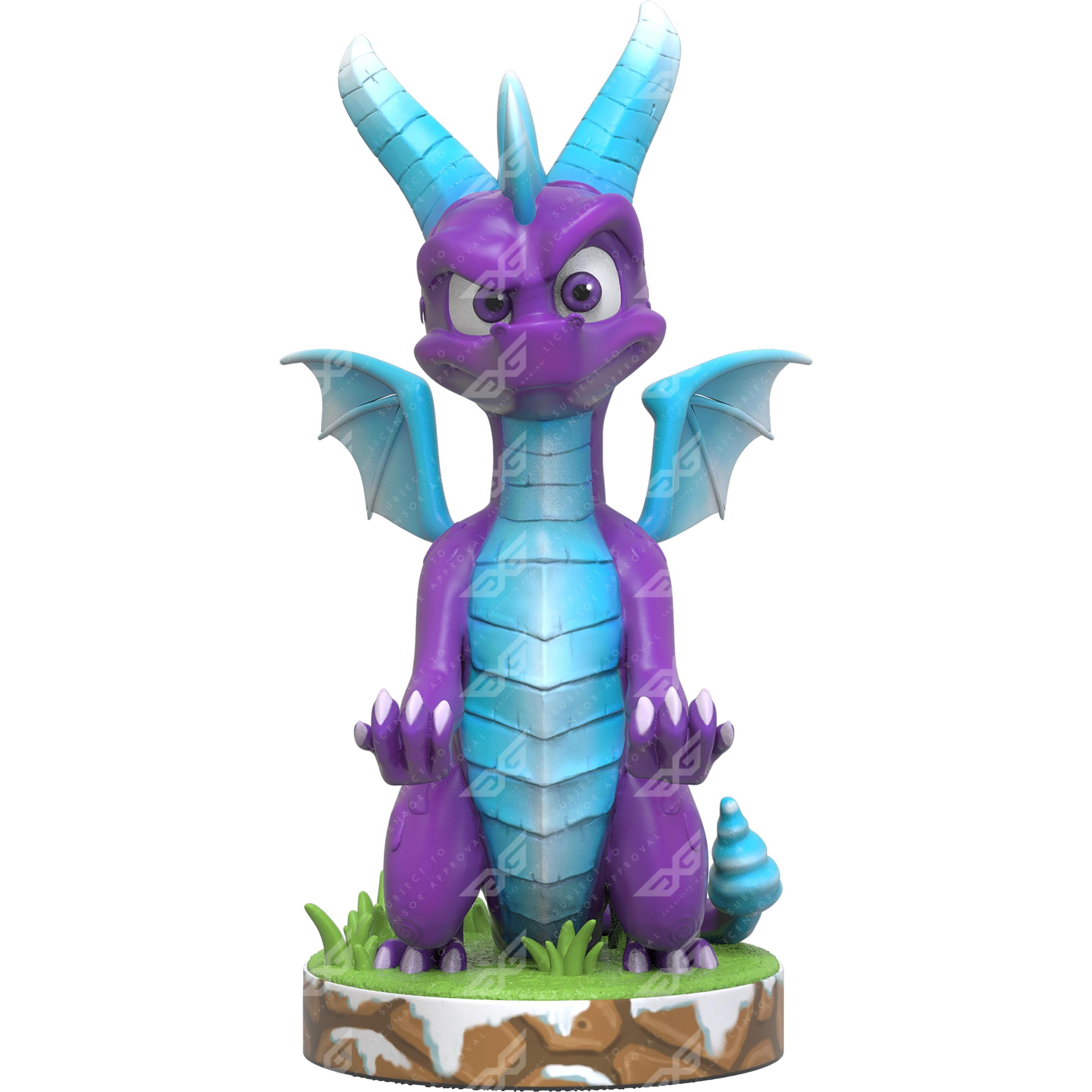 Exquisite Gaming Ice Spyro Cable Guy (PS4, PS5, Switch, Xbox 360, Mac, Xbox Series X, PC, Xbox One S), Gaming Controller...