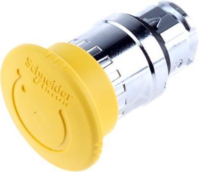 Produktbild Schneider Electric Pilzkopf 40mm Drehentriegelung gelb