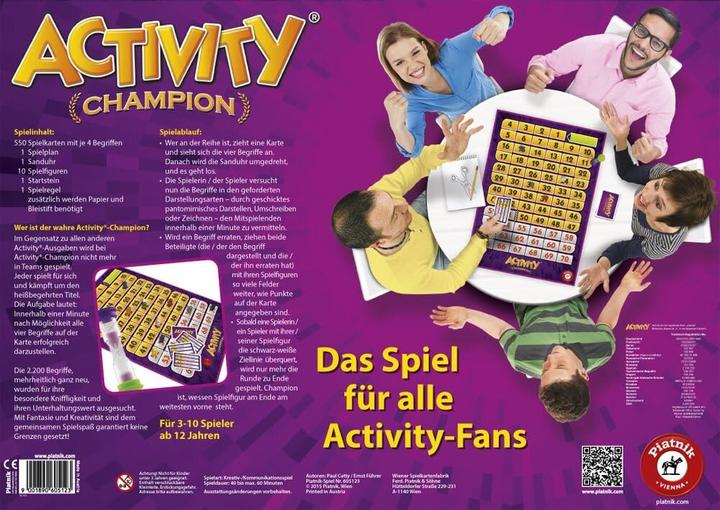 Produktbild Piatnik Activity Champion (3 - 10 Spieler)