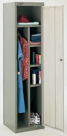 Produktbild Rs Pro Spind eintürig mit Trennwand 1778x450mm (45 cm, 180 cm)