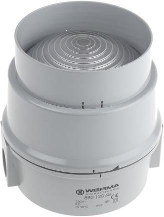 Produktbild Werma LED Dauer-Signalleuchte 230Vac rot