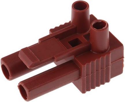 Actual product image RS PRO Brown 2 way plug terminal block,16A 400V