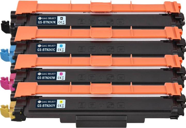 Image du produit G&G Toner remplace Brother TN-247CMYK Combi-Pack compatible Noir, Cyan, Magenta, Jaune TN-247BK/TN (C, CF, M, Y)