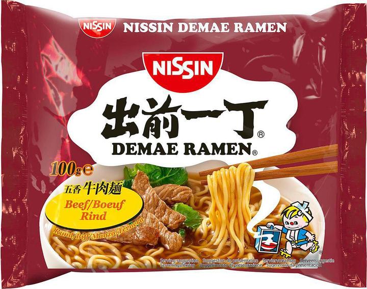 Actual product image Nissin Demae Ramen Beef (100 g)