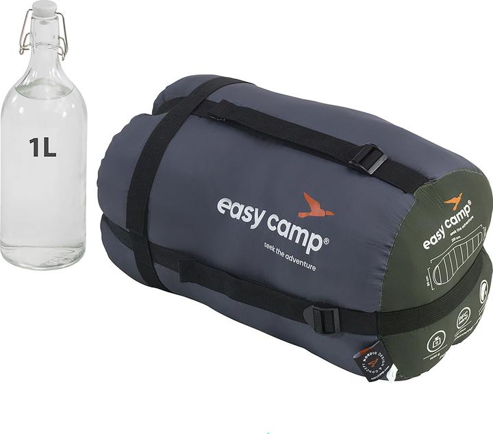 Actual product image Easy Camp Schlafsack Falcon III Mummy -4?C (dunkelgr?n, Modell 2025) (225 cm)