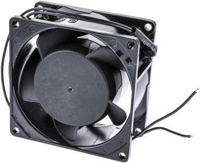 Actual product image RS PRO AC fan 80x80x38mm 230Vac wire 52cu.m/hr (80 mm)