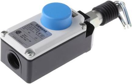 Actual product image Siemens 25m grab wire safety switch, 1NO 1NC