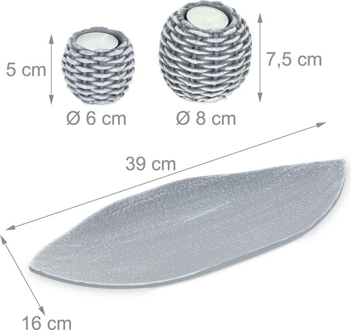 Produktbild Relaxdays Kerzendeko