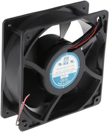 Immagine prodotto RS PRO Ventola Ass. Su Cuscinetti 12v (120 mm)