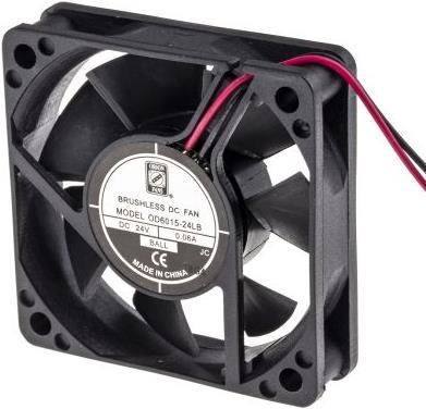 Immagine prodotto RS PRO Ventola Ass. Su Cuscinetti 24v (60 mm)