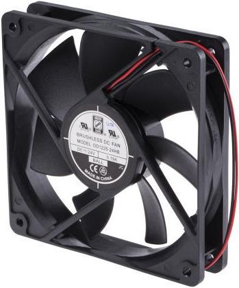 Produktbild RS PRO Lüfter 120x120x25mm 24VDC 4,6W 149,5m³/h (120 mm)