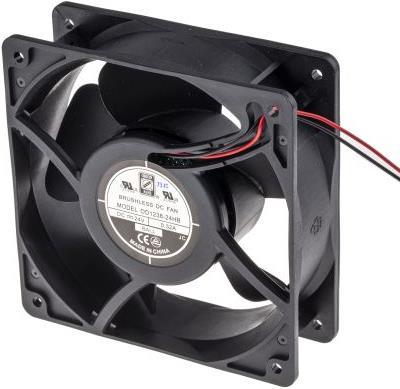 Produktbild RS PRO Lüfter 120x120x38mm 24VDC 7,7W 176,7m³/h (120 mm)