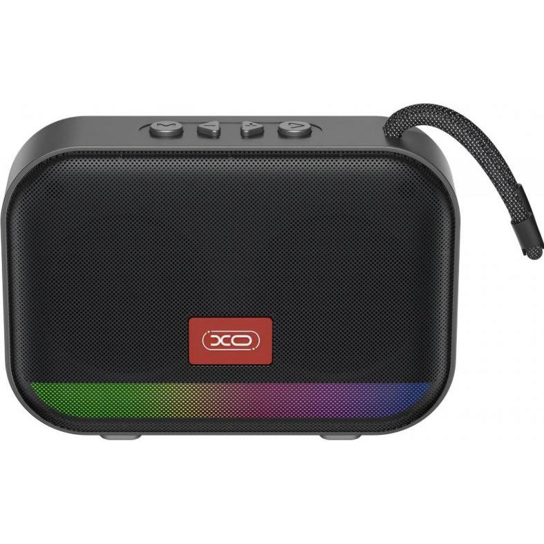 xO Bluetooth Speaker F66, 5W, RGB, Black, Altoparlante Bluetooth