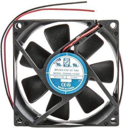 Produktbild RS PRO Lüfter 80x25mm 12Vdc (80 mm)