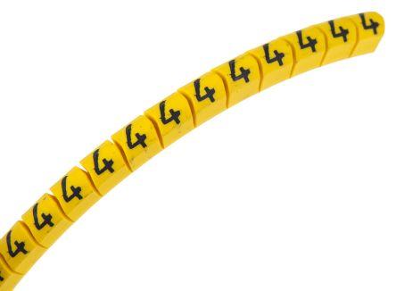 Actual product image HellermannTyton Helagrip PVC cable marker 4,1.3-2.8mm