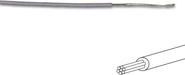 Image du produit Cables FIL DE CÂBLAGE - ø 1.4 mm - 0.2 mm² - MULTIBRIN - GRIS