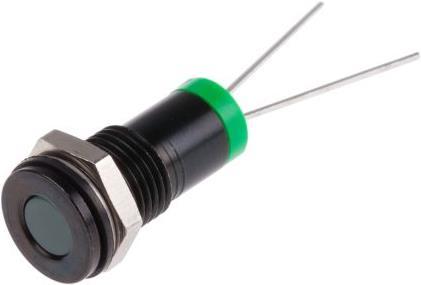 Produktbild RS PRO LED 8mm Chromblende 2Vdc Grün