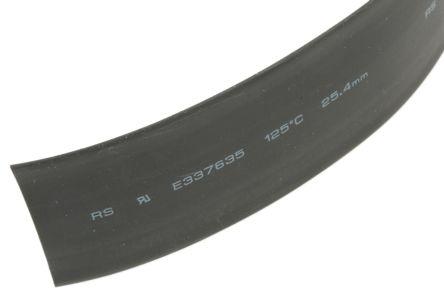 Actual product image RS PRO Black lowshrink temp tube 25.4mm i/d
