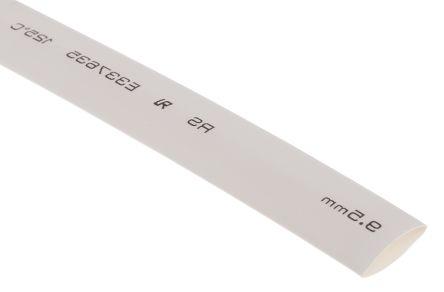 Actual product image RS PRO White low shrink temp tube 9.5mm i/d
