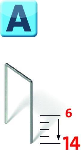 Novus Fine wire staples 53/10 V2A
