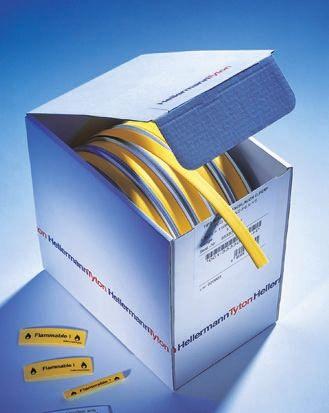 Produktbild HellermannTyton Schrumpfschlauch 12mm weiss (54x)