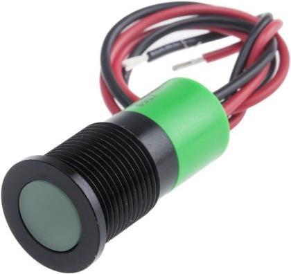 Produktbild RS PRO LED 14mm Chromblende 6-36Vdc Grün