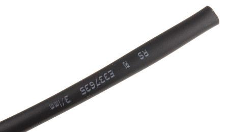 Image du produit RS PRO Gaine thermorétractable noire