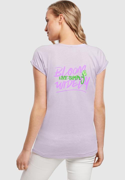 Produktbild Merchcode Ladies Never Too Late Extended Shoulder Tee - 111665 (S)