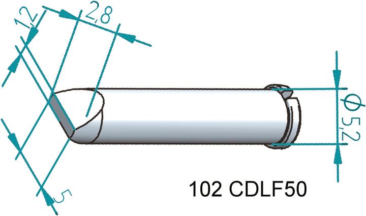 Produktbild Lötspitze 5,0mm meisselförmig (Lötspitze)