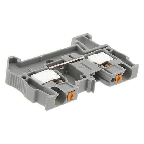 Phoenix Contact Grigio Pinza, 4 Mm Feed Through Terminal (90 Mm)