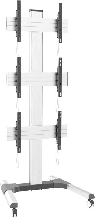 Immagine prodotto Techly Carrello porta TV EFB per 3x TV LCD/LED da 81,28 cm 32 pollici - 139,7 cm 55 pollici per un (150 kg, 32" - 55")