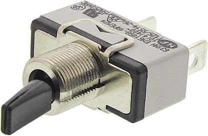 Actual product image APEM Toggle Switch SP on off insulated lever
