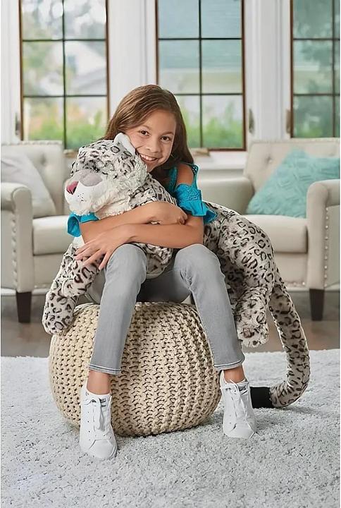 Actual product image Wild Republic Jumbo Snow Leopard Cuddlekin
