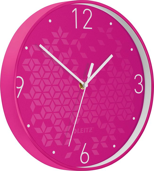 Leitz Horloge murale WOW 29cm 90150023 rose (29 cm)