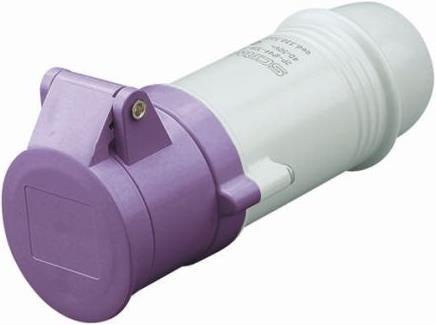 Rs Pro IEC309 Kupplung 16A 2P 20-25V IP44 viol.