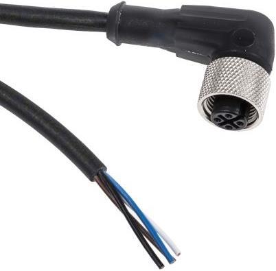 Image du produit TE Sensors Connecteur M12 4 broches 2m coudé