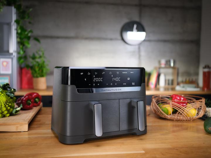 Productafbeelding Tefal Dual Easy Fry & Grill EY905B - Friteuse - 2700W - 8,3L