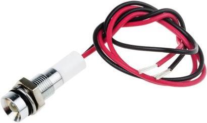 Produktbild RS PRO 6mm vertieft verchro LED Dräht wei 24VDC