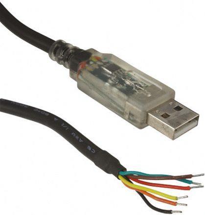 Produktbild FTDI Chip USB-TTL serial cable, 1.8V/100mA output