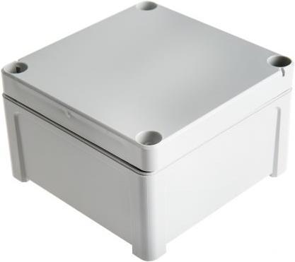 Productafbeelding Fibox Behuizing grijs deksel IP65 110x110x65mm (Huisvesting)