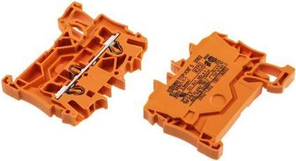 Produktbild Wago DIN-Schienen-Klemmleiste 2x2,5mm2 or.
