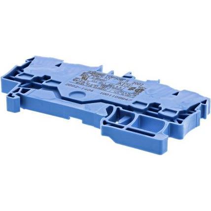 Wago Morsetto per guida DIN 4x2,5mm2 blu, Accessori di elettronica + Alloggiamento, Blu