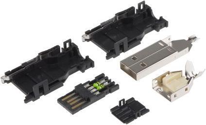 Produktbild TE Connectivity MECHATROLINK USB A Riegelstecker