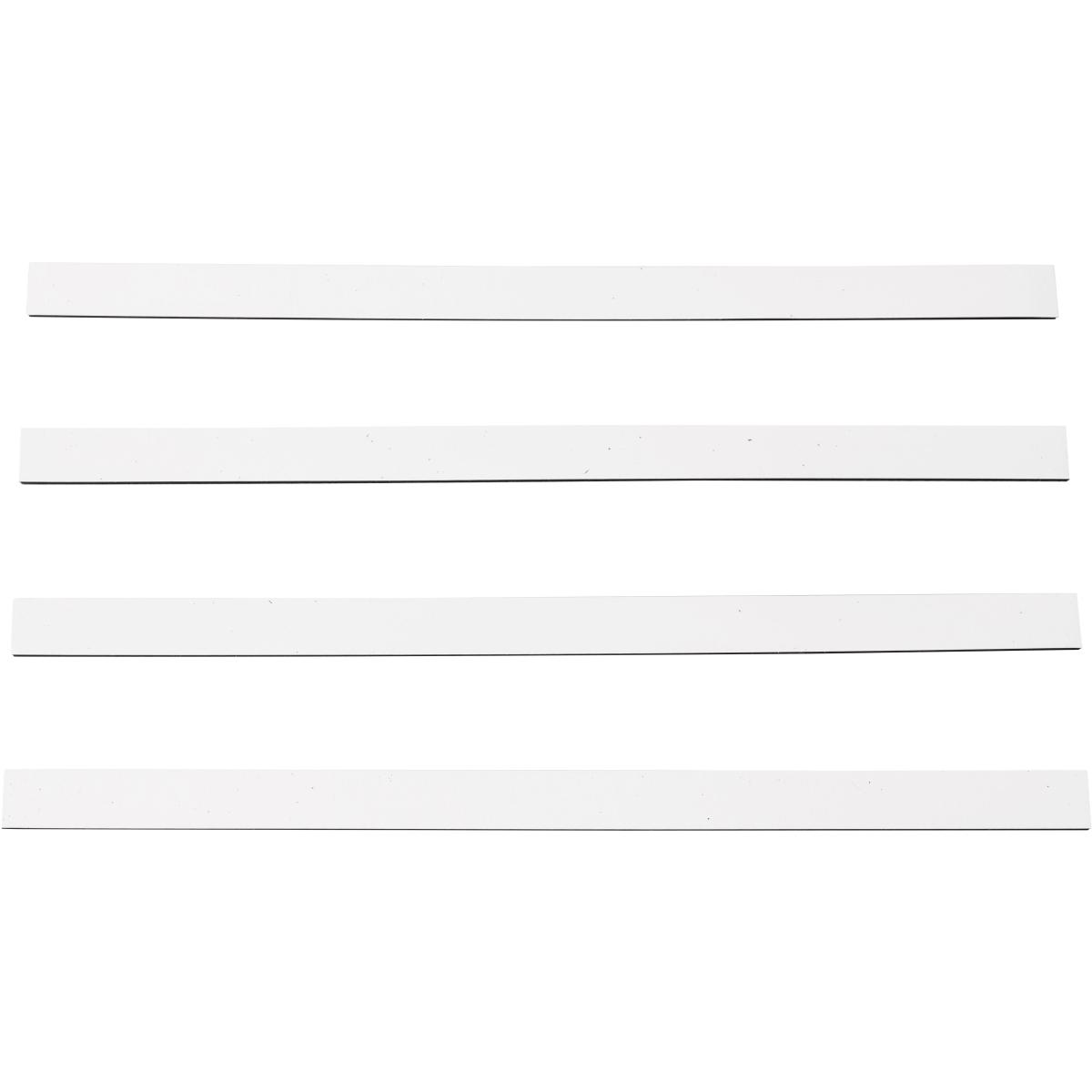 Thumbnail - Ultradex, Magnet, Magnetisches Band 250x14x2mm VE=4 Stück weiss (4 x)