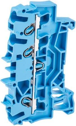 Produktbild Wago DIN-Schienen-Klemmleiste 3x2,5mm2 blau